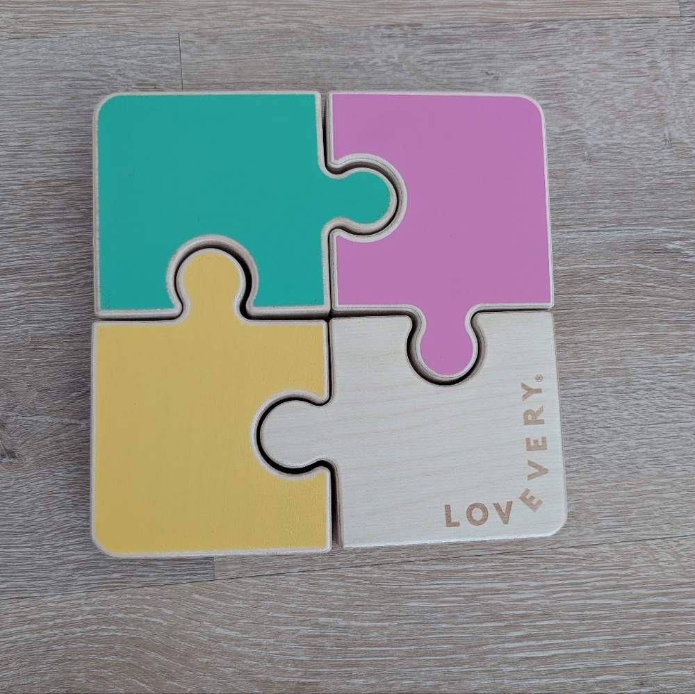 Lovevery Chunky Wooden Jigsaw Puzzle